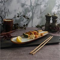 Блюдо овальное 30*10 см,фарфор 