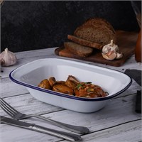 Блюдо эмалированное 26*19*5.5 см, 