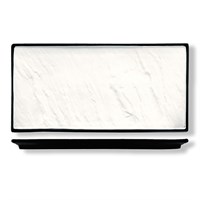 Блюдо 36*25,5 см с черным основанием, фарфор, P.L. Proff Cuisine 99000156