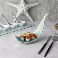 Блюдо 21*7,4 см,керамика 