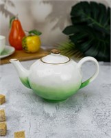 Чайник,600мл, фарфор,зеленый цвет 