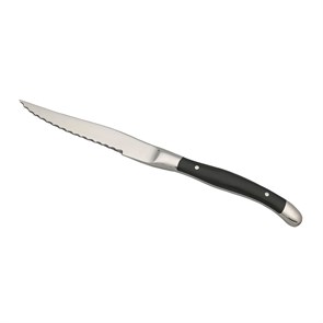 Нож для стейка Paris 23,5 см,черная ручка, P.L. Proff Cuisine 24805