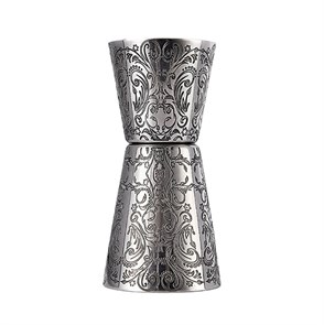 Джиггер "Floral"  20/40 мл, нержавеющая сталь, P.L.- Barbossa 24822