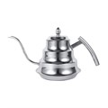 Чайник,кофейник с ситом 1100 мл,металлический, P.L. Proff Coffee 30607 - фото 10156