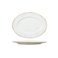 Блюдо овальное 30*22,5 см, фарфор "NOBLE" серия "Grace" 31100 - фото 10367