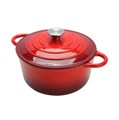 Кастрюля эмалированная с крышкой D=28 СМ, чугун, P.L. Proff Cuisine 32483 - фото 10694