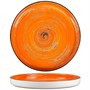 Тарелка с бортом Texture Orange Circular 28 см, h 3,1 см, P.L. Proff Cuisine 70001277