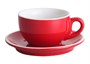 Чашка с блюдцем Barista (Бариста) 280 мл, красная, P.L. Proff Cuisine 81223985