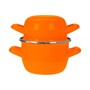 Кастрюля для мидий,оранжевая 2,8 л,h=17.5 см,d=18 см,  P.L. 81222551