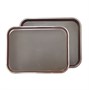 Поднос прорезиненный коричневый 45,5*35,5 см, пластик, P.L. - BarWare 90001065