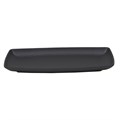 Блюдо,тарелка меламиновая 24*11*2.6см  P.L. BLACK FINISH 35079 - фото 11323