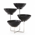 Стойка металлическая для выкладки + четыре салатника, 1 л, h=43см,  P.L.--Hotelware 37942 - фото 11696