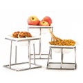 Стойка металлическая для выкладки + керамический салатник,20*20*15,5 см,  P.L.--Hotelware 37960 - фото 11707
