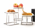 Стойка металлическая для выкладки + керамический салатник,20*20*25,5 см,  P.L.--Hotelware 37963 - фото 11709