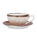 Пара чайная 230 мл, d=10см,  фарфор P.L. cерия  WOOD-FUSION 39781 - фото 12004