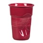 Чашка для латте Barista (Бариста) "мятая" 290 мл бордо, h 11,5 см, P.L. Proff Cuisine 1226 - фото 12712