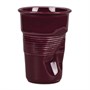 Чашка для латте Barista (Бариста) "мятая" 290 мл фиолетовая, h 11,5 см, P.L. Proff Cuisine 1227 - фото 12713