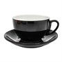 Чайная пара Barista (Бариста) 270 мл, черный цвет, P.L. Proff Cuisine (кор= 36 шт) 1234 - фото 12720