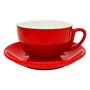 Чайная пара Barista (Бариста) 270 мл, красный цвет, P.L. Proff Cuisine (кор= 36 шт) 1235 - фото 12721