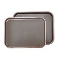 Поднос пластиковый прорезиненный коричневый 41*31 см, P.L. - BarWare 3165 - фото 1295