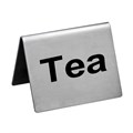 Табличка "Tea" 5*4 см, сталь, P.L. Proff Cuisine 3199 - фото 1323