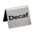 Табличка "Decaf" 5*4 см, сталь, P.L. Proff Cuisine 3202 - фото 1326