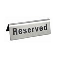 Табличка настольная "Reserved" 12*5 см, нержавейка, P.L. Proff Cuisine 3205 - фото 1329