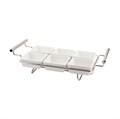 Подставка хромированная с шестью фарфоровыми блюдами, 39*20 см, P.L. - REG 3938 - фото 1984