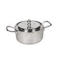 Кастрюля порционная с крышкой 12*5,5 см, 600 мл,нержавейка, P.L. Proff Cuisine 4242 - фото 2284