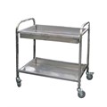 Тележка для сбора посуды металлическая, 2 яруса, 80*45*90 см, P.L. Proff Cuisine 4394 - фото 2383