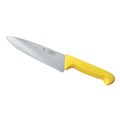Нож PRO-Line поварской 20 см, желтая пластиковая ручка, волнистое лезвие, P.L. Proff Cuisine 5186 - фото 2862