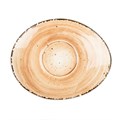 Блюдце Organica Sand 18*15 см к бульонной чашке арт.81223089, P.L. Proff Cuisine 1057 - фото 315