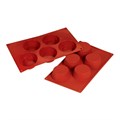 Форма силиконовая P.L. Proff Cuisine "Маффин" 5 ячеек d 80 мм, h 30 мм (30*17,5 см) 6000 - фото 3383