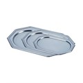 Поднос DE LUXE серебряный, 24,5*34,5 см, пластик, 5 шт/уп, Garcia de PouИспания 7124 - фото 4231
