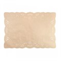 Салфетка ажурная прямоугольная натуральная 40*30 см, 250 шт/уп, крафт, Garcia de Pou 8021 - фото 4874