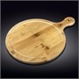 Доска сервировочная с ручкой круглая 43,5x33 см WL?771102/A 61085 - фото 5245713