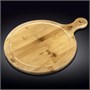 Доска сервировочная с ручкой круглая 58x45,5 см WL?771196/A 62386 - фото 5248896