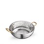 Мини-сковородка сервировочная глубокая круглая с ручками WL?554132/S 64197 - фото 5253772