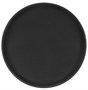 Поднос прорезиненный круглый 400х25 мм черный [1600CT Black] 69118 - фото 5478774
