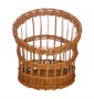 Корзинка пластиковая 350 мм коричневая [Brown 5440] 71425 - фото 5482324