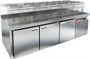 Стол охлаждаемый под тепловое оборудование HICOLD GN 111/TN LT SH на низких ножках 75243 - фото 5490206