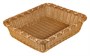Корзинка пластиковая 450х400х110 мм прямоугольная коричневая [Brown 5501] 75752 - фото 5491025
