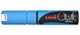 Маркер голубой для оконных и стеклянных поверхностей Uni Chalk PWE-8K 76004 - фото 5491427
