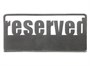 Табличка настольная «Reserved 1» Luxstahl 140х50 мм 77241 - фото 5493380