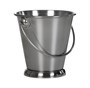 Ведро для подачи с ручкой 100 мм Luxstahl [80810-T mirror polish] 77282 - фото 5493446