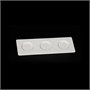 Блюдо прямоугольное «Chan Wave» 265х95 мм плоское с выемками [ivory LQ-QD0303ASA] 85285 - фото 5506040