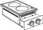 Плита индукционная встраиваемая 700 сер. APACH CHEF LINE SLDI7I4 90029 - фото 5513711