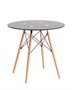 Стол обеденный «Eames D-800 мм Стекло» нераздвижной 90205 - фото 5513992