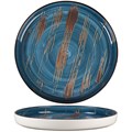 Тарелка с бортом Texture Dark Blue Lines 28 см, h 3,1 см, P.L. Proff Cuisine 11711 - фото 5536