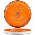 Тарелка с бортом Texture Orange Circular 28 см, h 3,1 см, P.L. Proff Cuisine 11717 - фото 5541